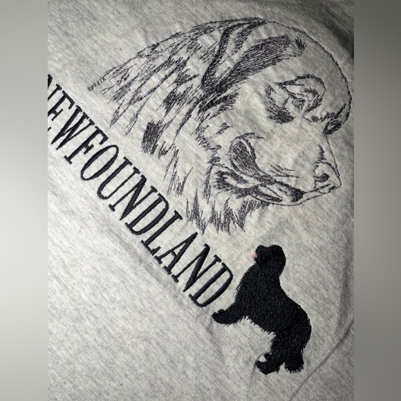 90s Newfoundland Dog T-shirt - Picture 7 of 10